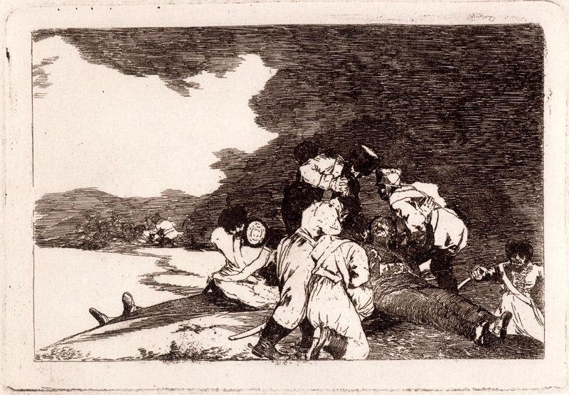 Wikioo.org – L'Enciclopedia delle Belle Arti - Pittura, Opere di Francisco De Goya - Bien se più te está