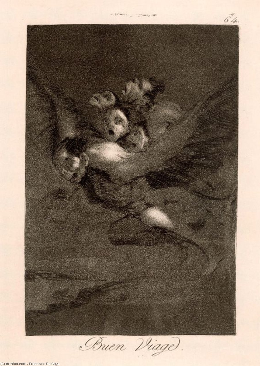 Wikioo.org – La Enciclopedia de las Bellas Artes - Pintura, Obras de arte de Francisco De Goya - buen viage