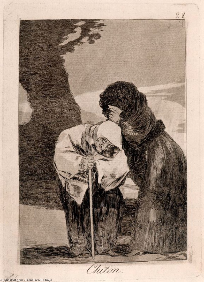 Wikioo.org – L'Encyclopédie des Beaux Arts - Peinture, Oeuvre de Francisco De Goya - Chiton 1