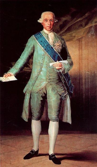 WikiOO.org - Encyclopedia of Fine Arts - Maleri, Artwork Francisco De Goya - Don José Moñino, count of Floridablanca