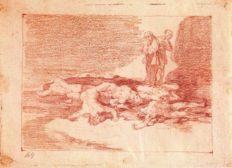 WikiOO.org – 美術百科全書 - 繪畫，作品 Francisco De Goya - Enterrar ÿ callar