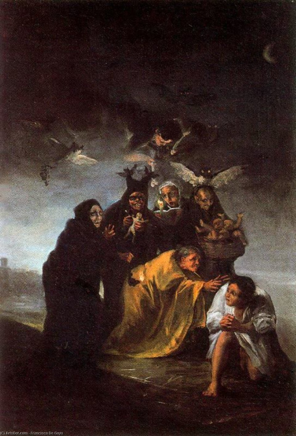 Wikioo.org - Encyklopedia Sztuk Pięknych - Malarstwo, Grafika Francisco De Goya - Exorcism