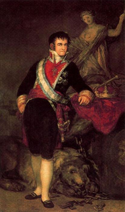 Wikioo.org - The Encyclopedia of Fine Arts - Painting, Artwork by Francisco De Goya - Fernando VII