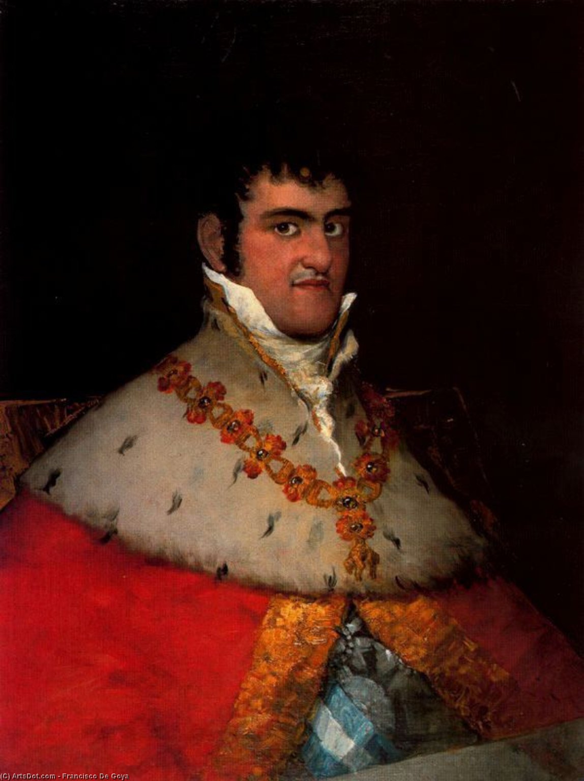 Wikioo.org - The Encyclopedia of Fine Arts - Painting, Artwork by Francisco De Goya - Fernando VII