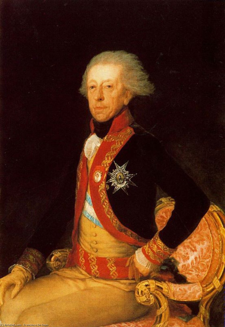 WikiOO.org - Enciclopedia of Fine Arts - Pictura, lucrări de artă Francisco De Goya - General Don Antonio Ricardos