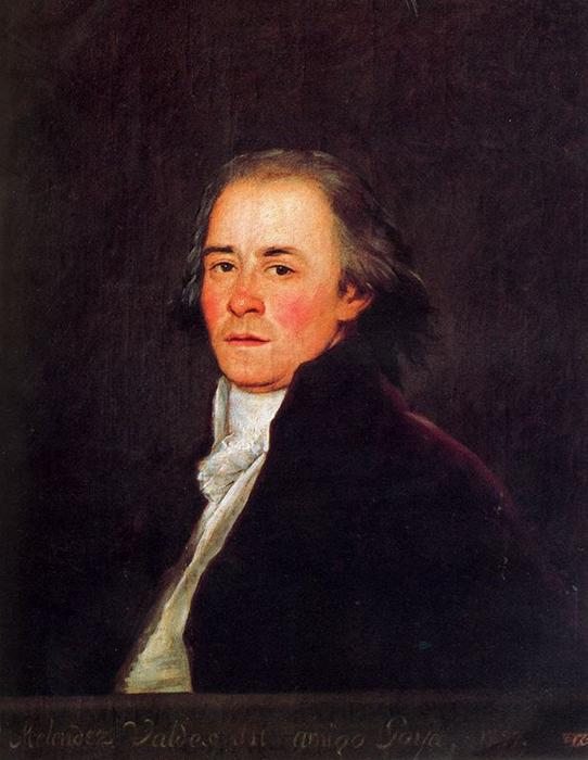 Wikioo.org - The Encyclopedia of Fine Arts - Painting, Artwork by Francisco De Goya - Juan Meléndez Valdes