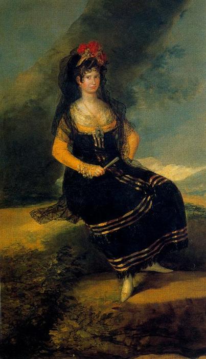 Wikioo.org - The Encyclopedia of Fine Arts - Painting, Artwork by Francisco De Goya - La Condesa de Fernán Núñez