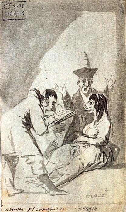 WikiOO.org - Енциклопедия за изящни изкуства - Живопис, Произведения на изкуството Francisco De Goya - La filación