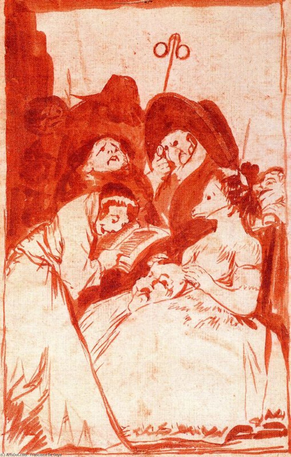 Wikioo.org – L'Enciclopedia delle Belle Arti - Pittura, Opere di Francisco De Goya - La filiacion 1