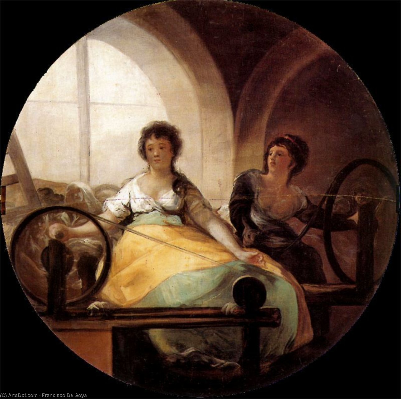 Wikoo.org - موسوعة الفنون الجميلة - اللوحة، العمل الفني Francisco De Goya - La industria