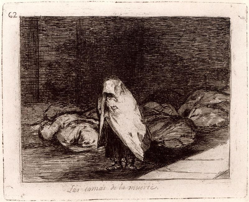 WikiOO.org - Encyclopedia of Fine Arts - Maľba, Artwork Francisco De Goya - Las camas de la muerte