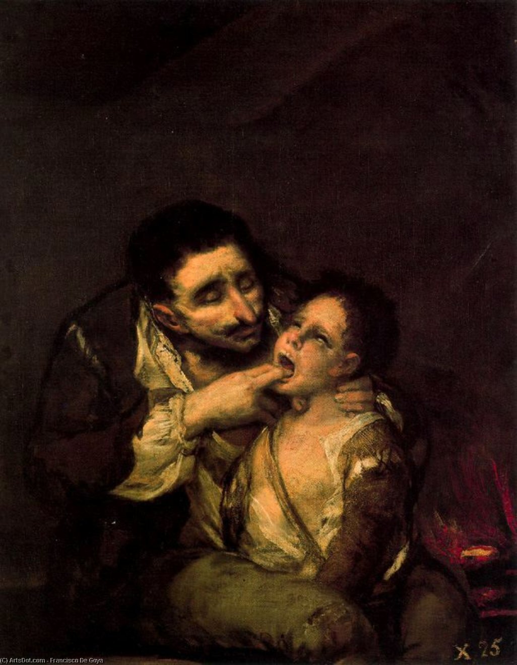 Wikioo.org - The Encyclopedia of Fine Arts - Painting, Artwork by Francisco De Goya - Lazarillo de Tormes
