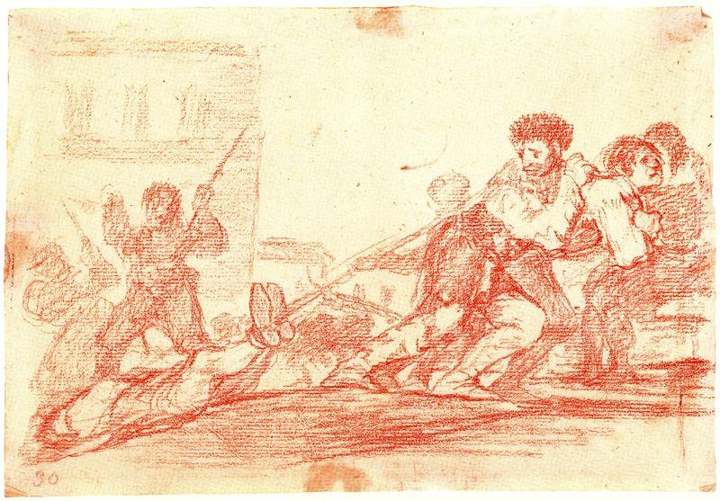 Wikioo.org - The Encyclopedia of Fine Arts - Painting, Artwork by Francisco De Goya - Lo merecia