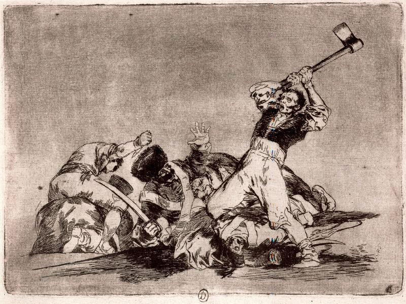 Wikioo.org - The Encyclopedia of Fine Arts - Painting, Artwork by Francisco De Goya - Lo mismo