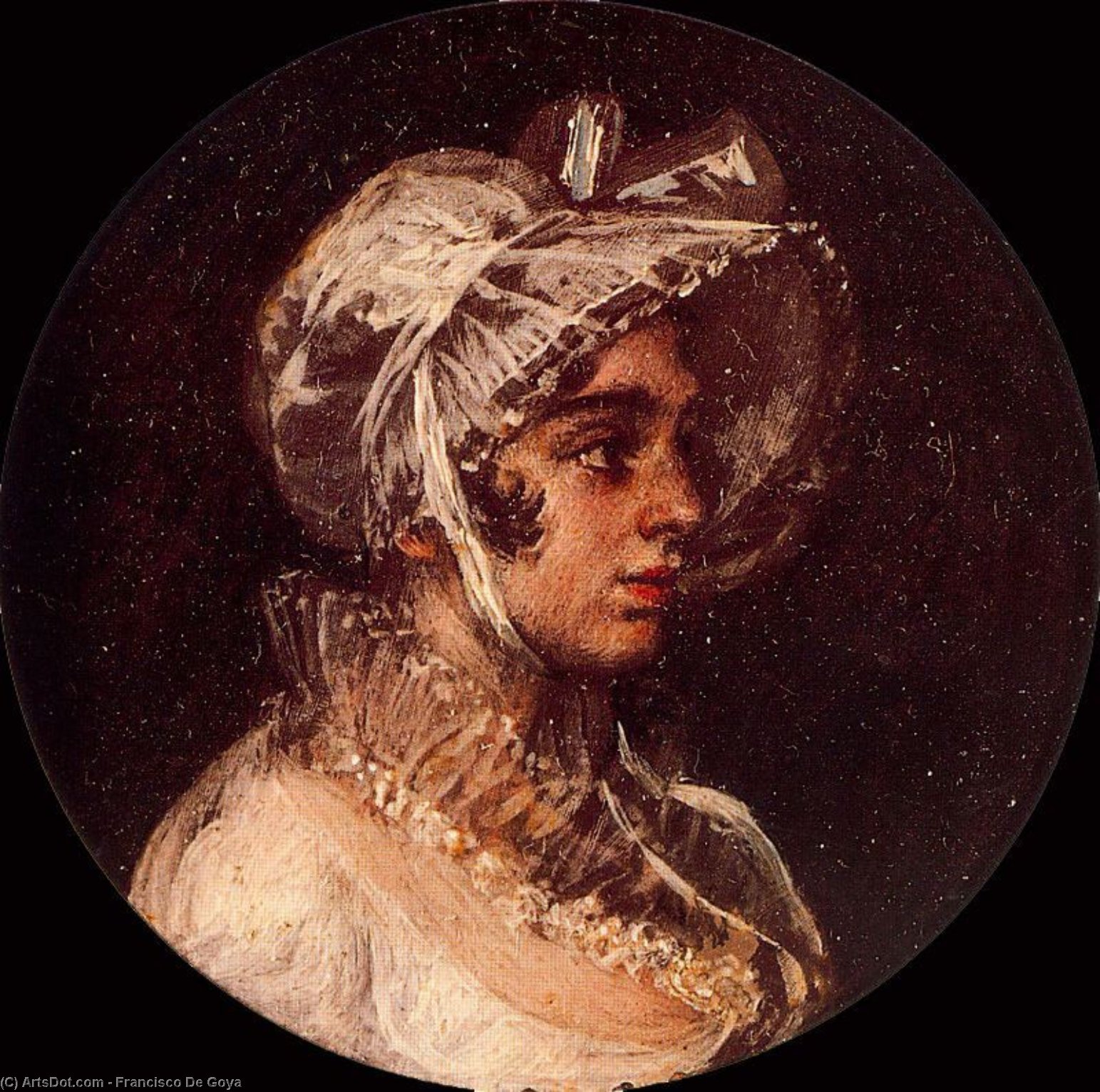 Wikioo.org - The Encyclopedia of Fine Arts - Painting, Artwork by Francisco De Goya - Manuela de Goicoechea y Galarza