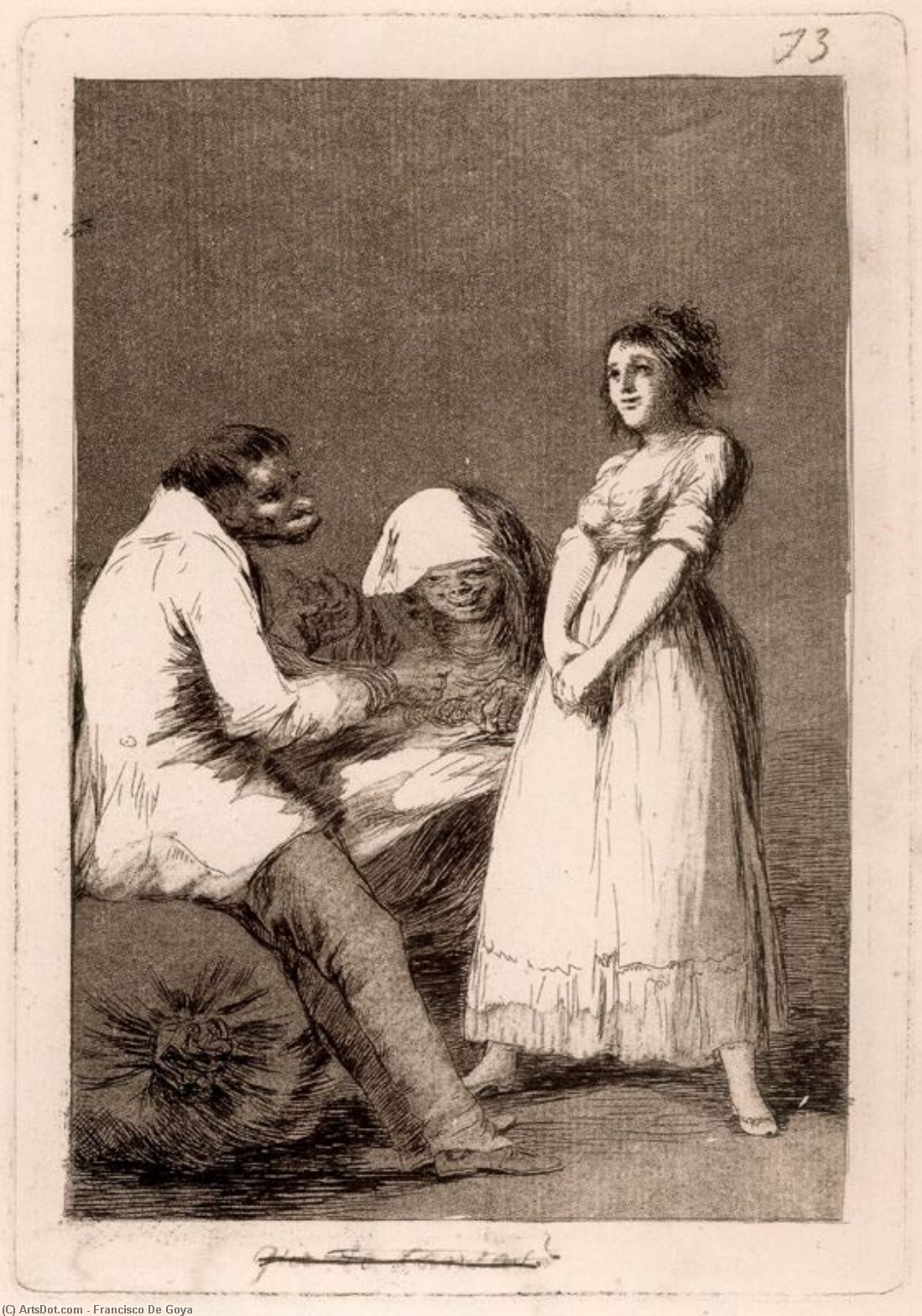 WikiOO.org - Енциклопедія образотворчого мистецтва - Живопис, Картини
 Francisco De Goya - Mejor es holgar