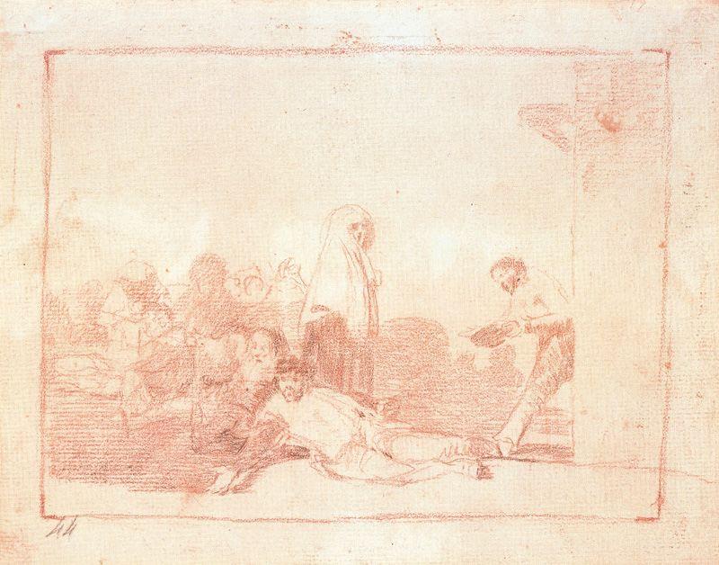 WikiOO.org - Енциклопедия за изящни изкуства - Живопис, Произведения на изкуството Francisco De Goya - No hay que dar voces