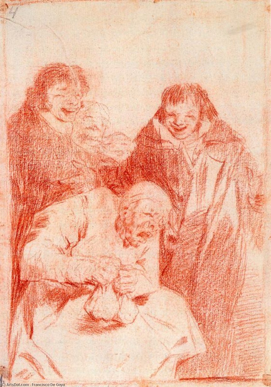 Wikioo.org - Die Enzyklopädie bildender Kunst - Malerei, Kunstwerk von Francisco De Goya - Porque esconderlos