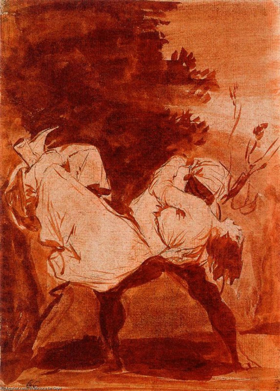 Wikioo.org – La Enciclopedia de las Bellas Artes - Pintura, Obras de arte de Francisco De Goya - What se la llevaron ! 1