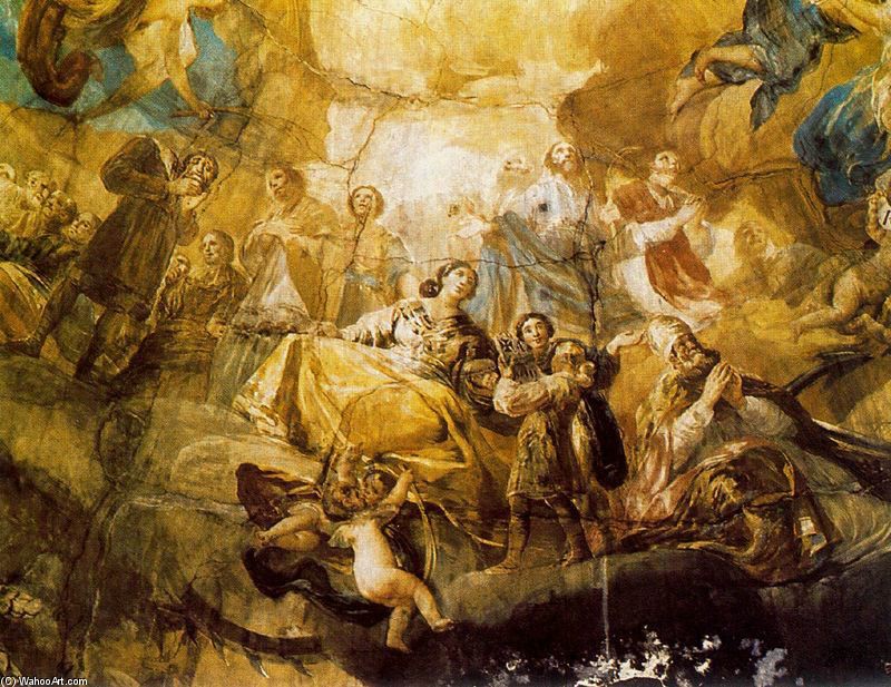 Wikioo.org – La Enciclopedia de las Bellas Artes - Pintura, Obras de arte de Francisco De Goya - regina martyrum