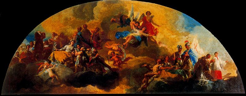 Wikioo.org - The Encyclopedia of Fine Arts - Painting, Artwork by Francisco De Goya - Regína Martyrum