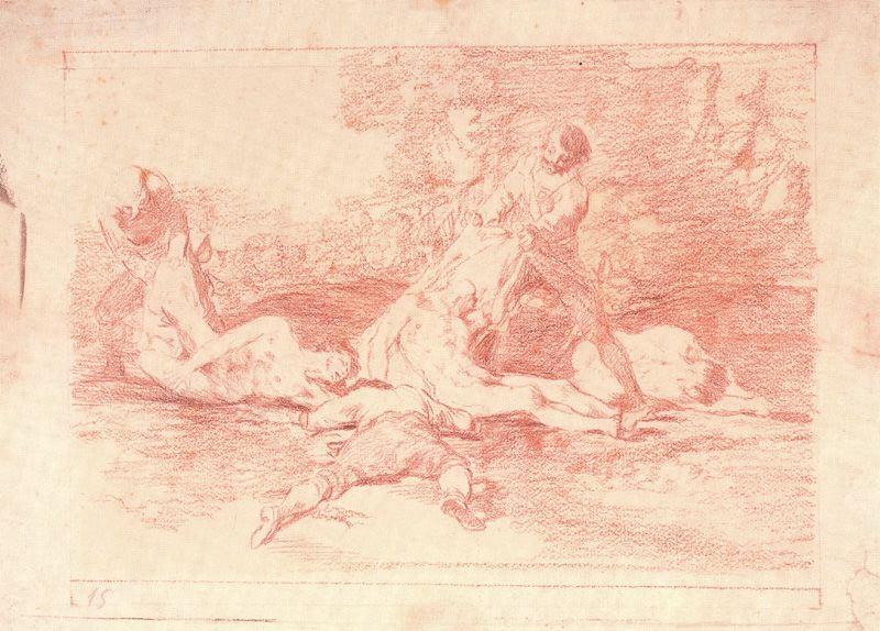 WikiOO.org - Encyclopedia of Fine Arts - Maleri, Artwork Francisco De Goya - Se provechan
