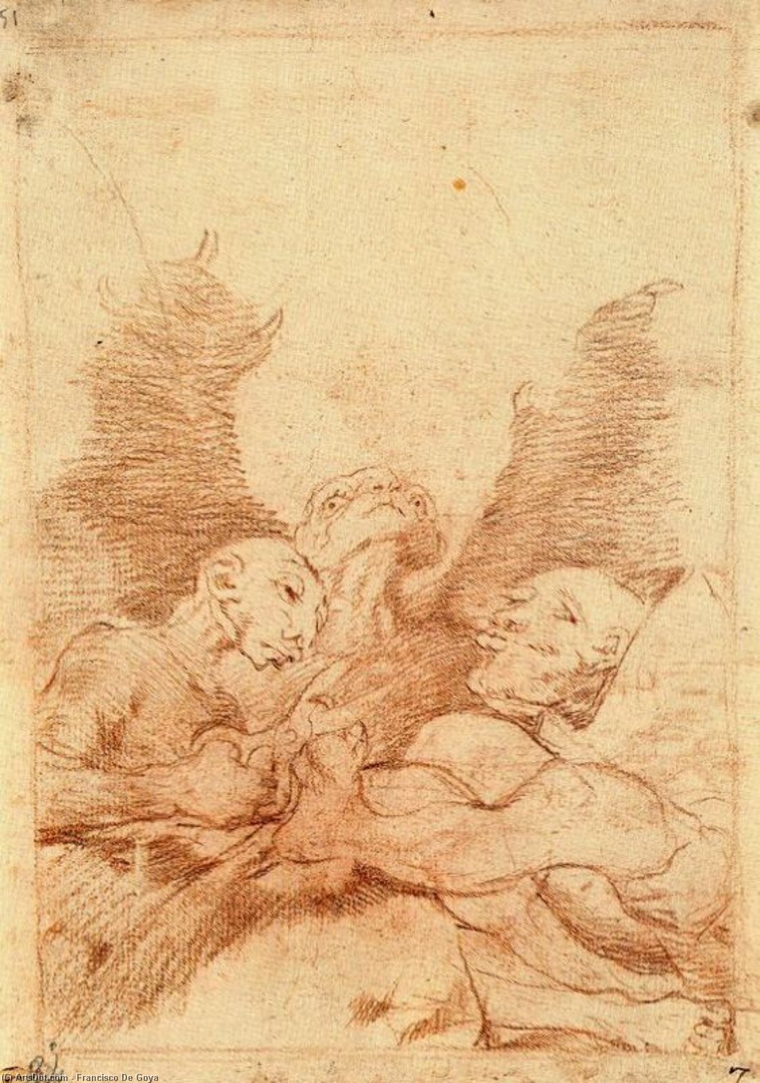 Wikioo.org - Encyklopedia Sztuk Pięknych - Malarstwo, Grafika Francisco De Goya - Se repulen 1