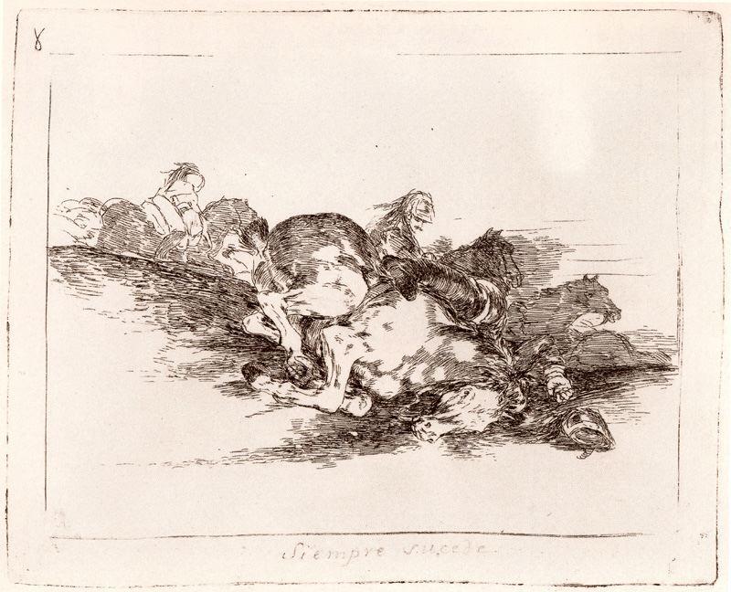 Wikioo.org - Die Enzyklopädie bildender Kunst - Malerei, Kunstwerk von Francisco De Goya - Siempre sucede 1