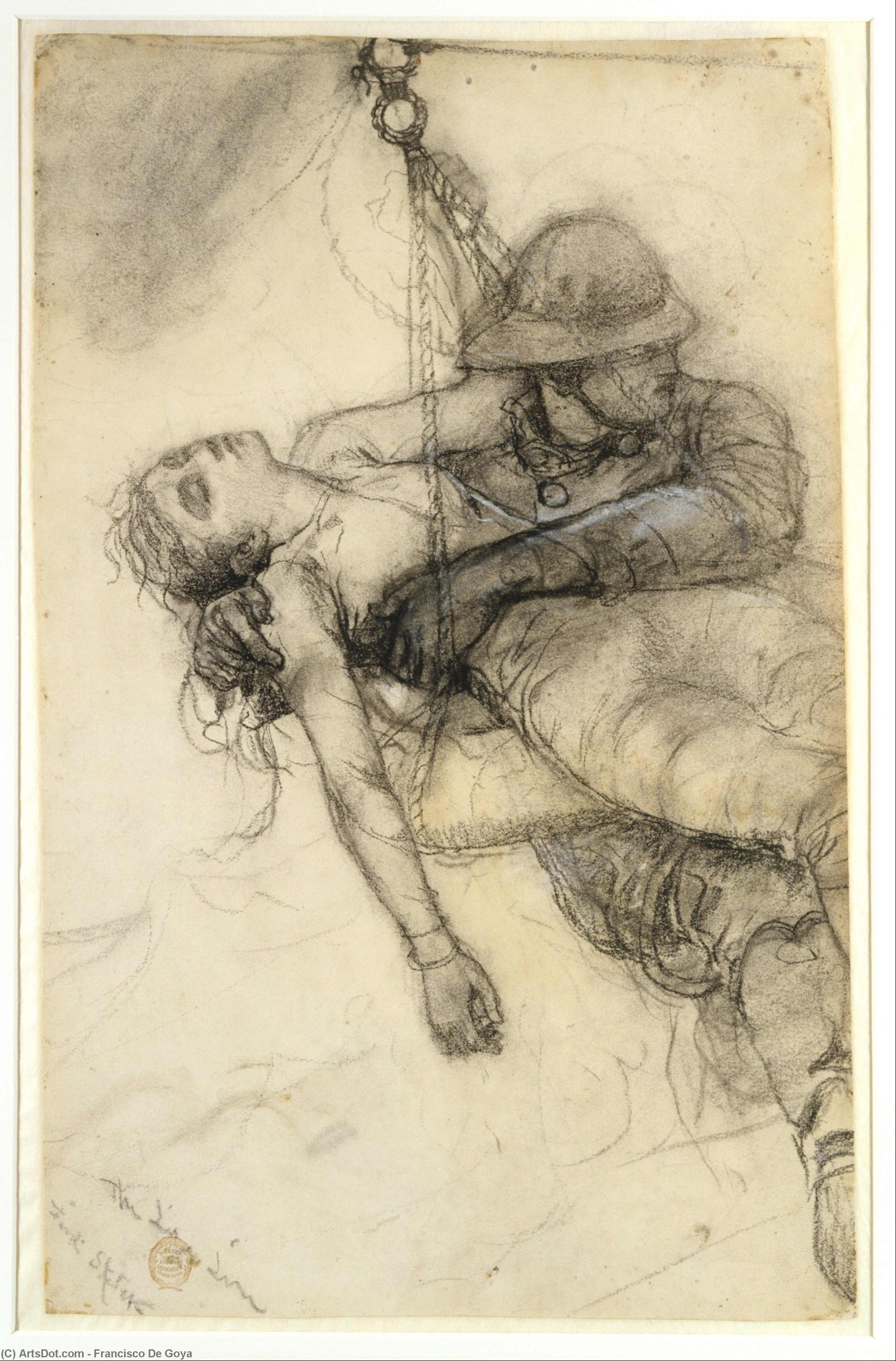 WikiOO.org - Encyclopedia of Fine Arts - Målning, konstverk Francisco De Goya - Tal para qual 2