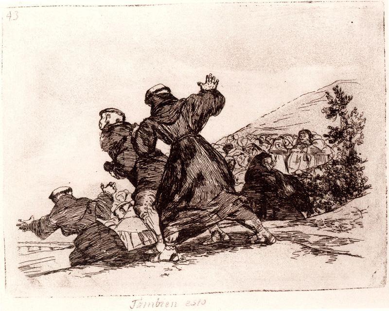 WikiOO.org - Güzel Sanatlar Ansiklopedisi - Resim, Resimler Francisco De Goya - Tambien esto