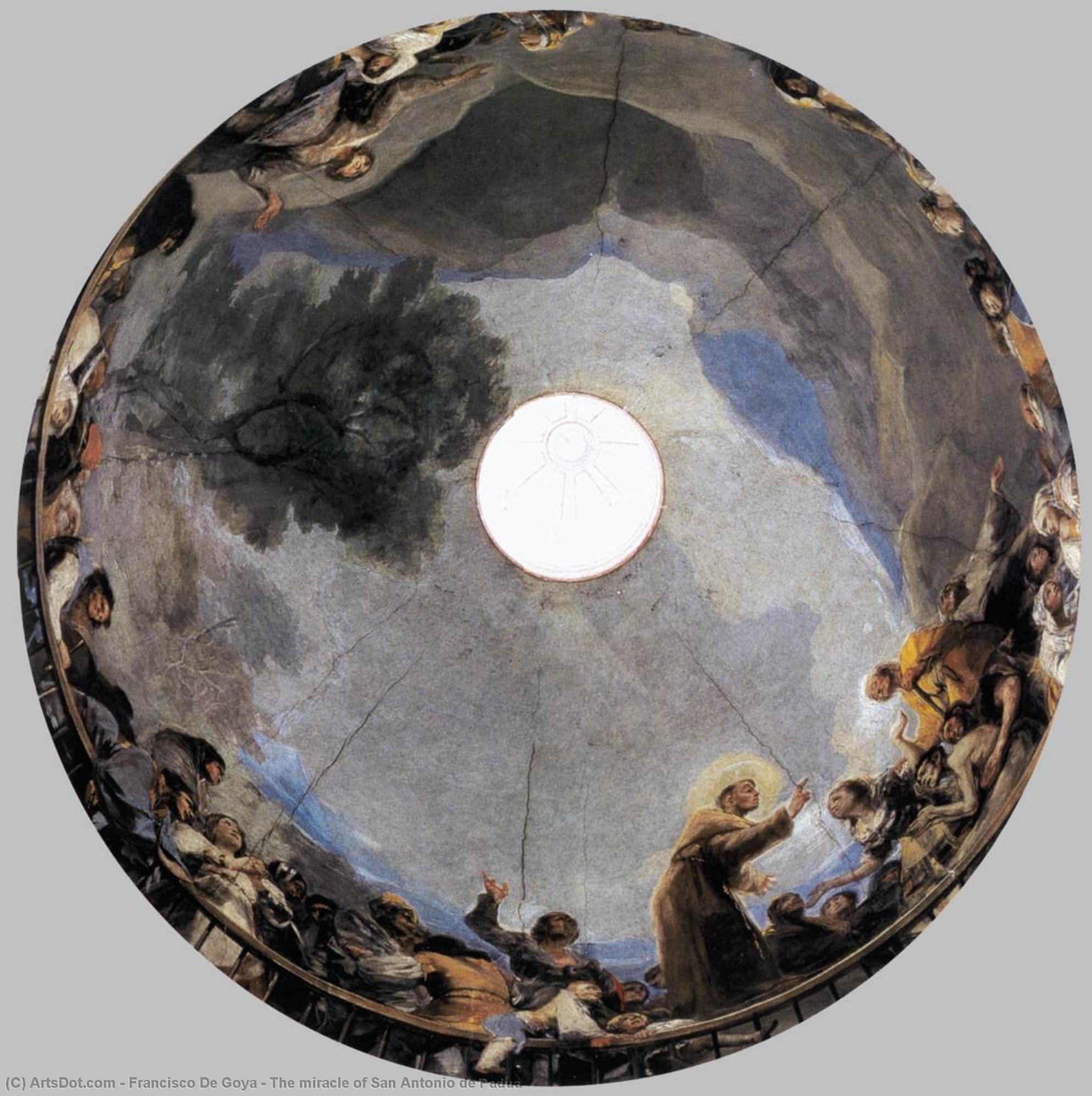 Wikioo.org - The Encyclopedia of Fine Arts - Painting, Artwork by Francisco De Goya - The miracle of San Antonio de Padua