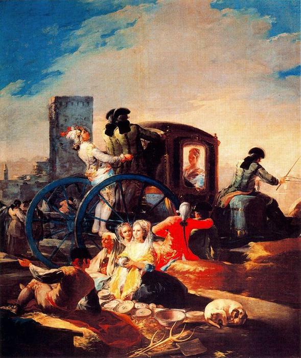Wikoo.org - موسوعة الفنون الجميلة - اللوحة، العمل الفني Francisco De Goya - The pottery merchant