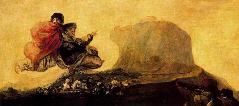 WikiOO.org - Encyclopedia of Fine Arts - Lukisan, Artwork Francisco De Goya - The sabbath (Asmodea)