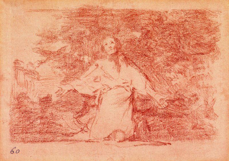 WikiOO.org - Encyclopedia of Fine Arts - Maľba, Artwork Francisco De Goya - Tristes presentimientos de lo que ha de acontecer