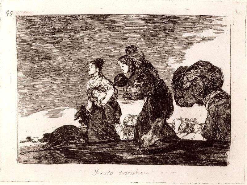 WikiOO.org - Энциклопедия изобразительного искусства - Живопись, Картины  Francisco De Goya - Y эсто tambien 1