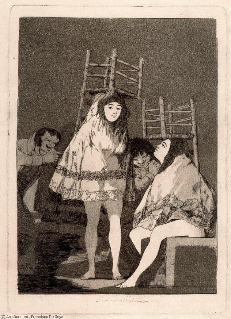 WikiOO.org - Енциклопедія образотворчого мистецтва - Живопис, Картини
 Francisco De Goya - Ya tienen asiento 1