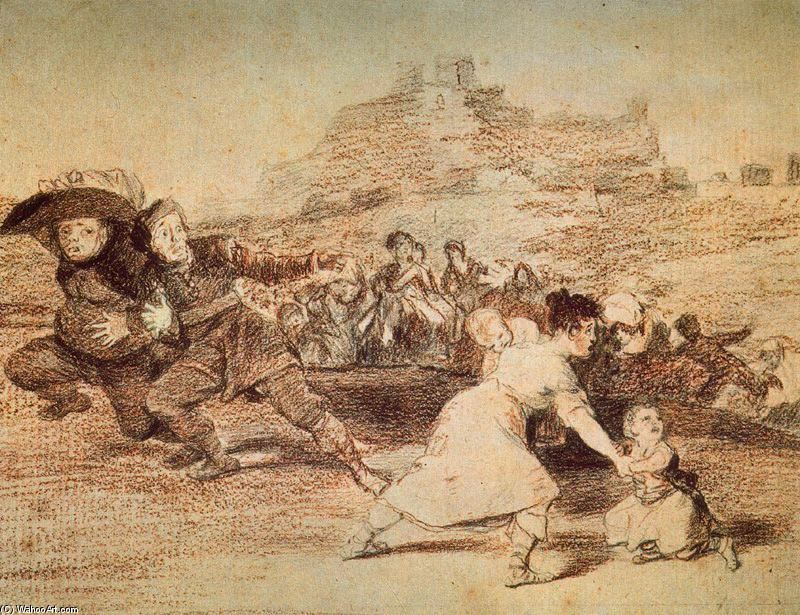 WikiOO.org - Güzel Sanatlar Ansiklopedisi - Resim, Resimler Francisco De Goya - Yo lo vi