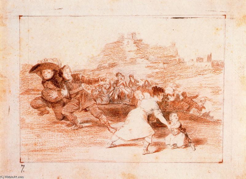 Wikioo.org - Die Enzyklopädie bildender Kunst - Malerei, Kunstwerk von Francisco De Goya - Yo lo ví