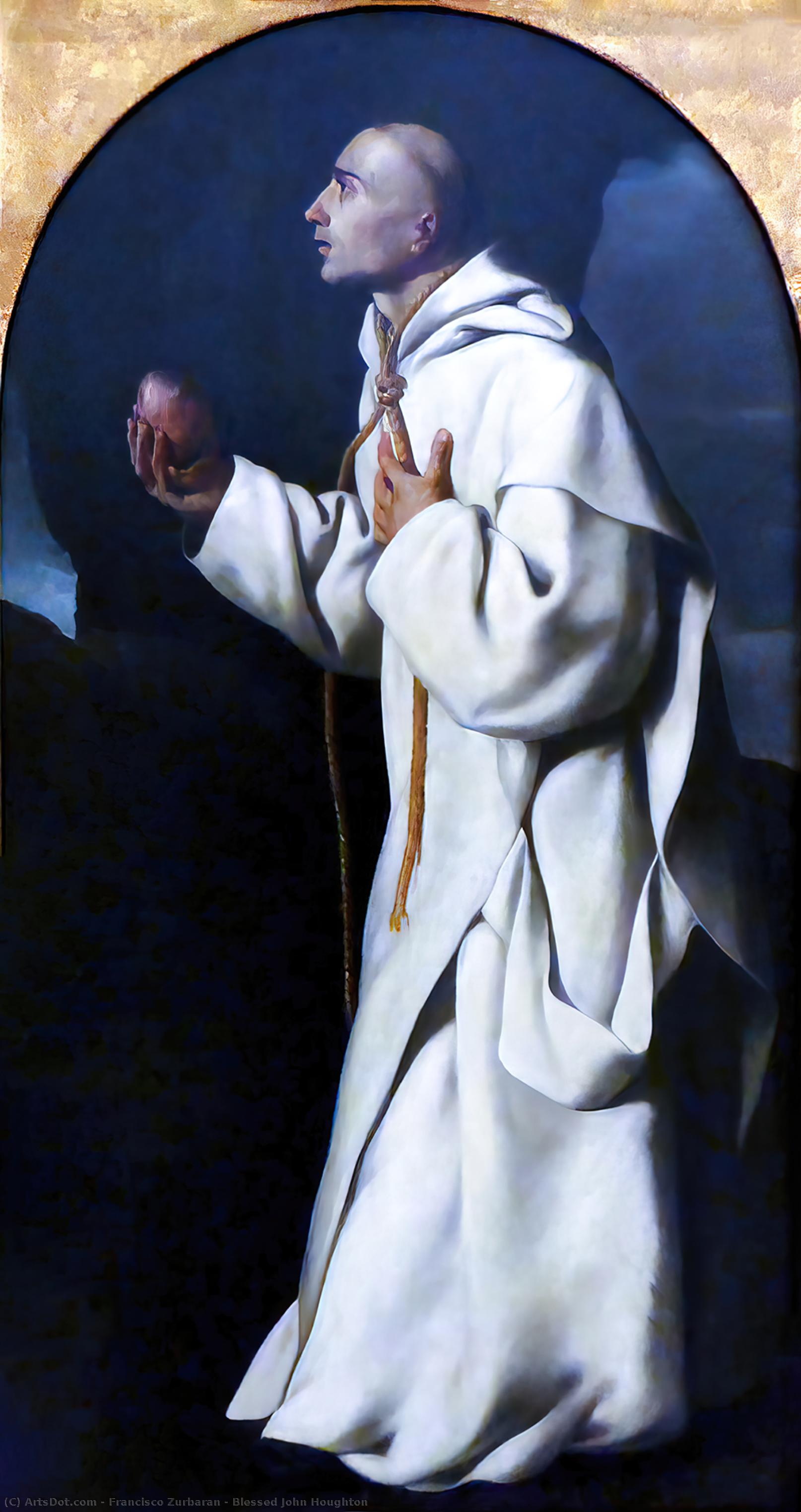 Wikioo.org - The Encyclopedia of Fine Arts - Painting, Artwork by Francisco Zurbaran - Blessed John Houghton