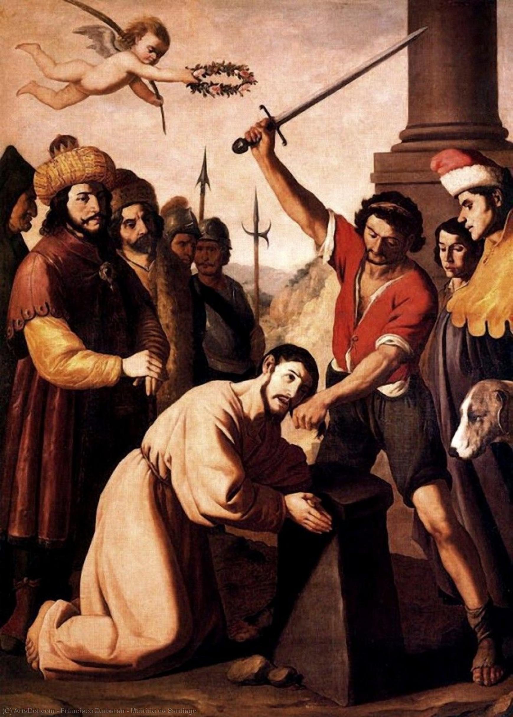 Wikioo.org – L'Enciclopedia delle Belle Arti - Pittura, Opere di Francisco Zurbaran - martirio de santiago