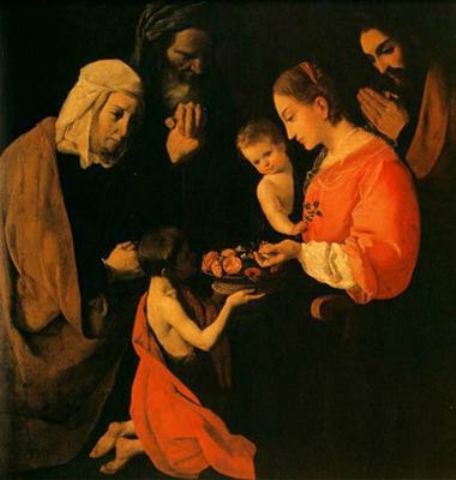 WikiOO.org - Enciclopedia of Fine Arts - Pictura, lucrări de artă Francisco Zurbaran - Sagrada Familia