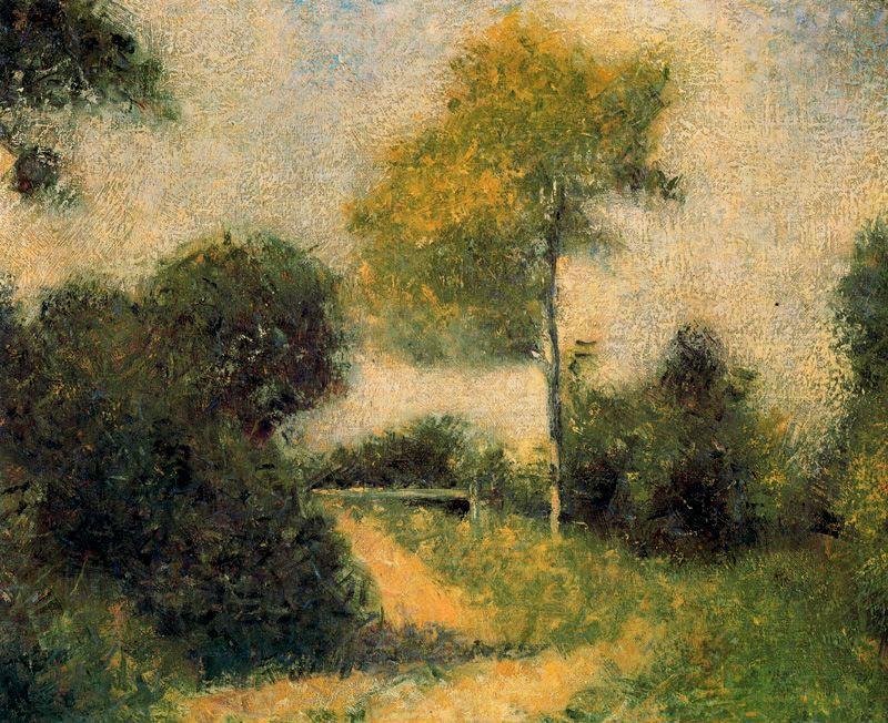 WikiOO.org - Encyclopedia of Fine Arts - Maleri, Artwork Georges Pierre Seurat - The Clearing