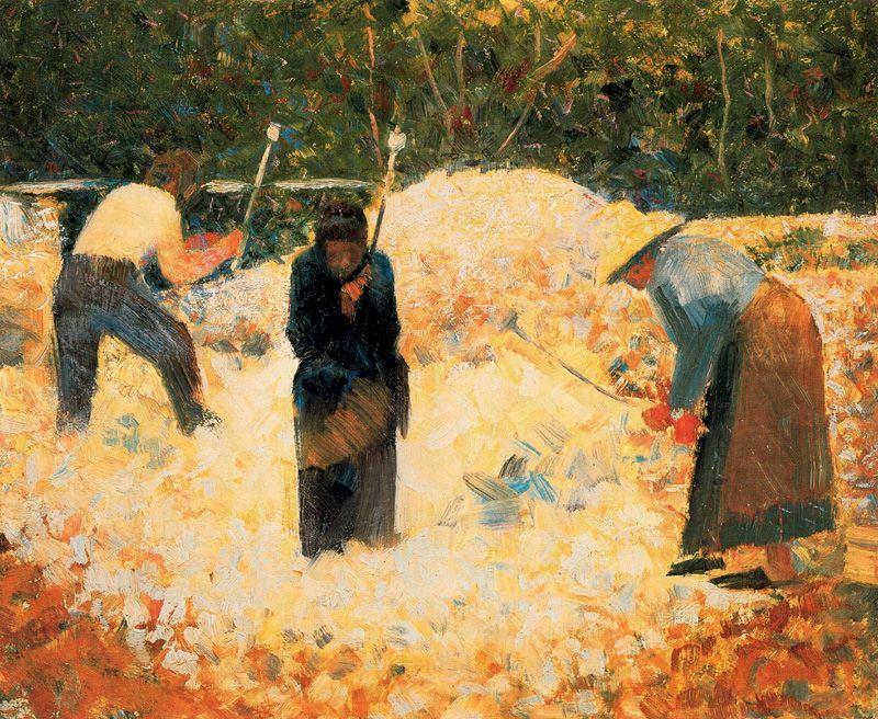 Wikioo.org - The Encyclopedia of Fine Arts - Painting, Artwork by Georges Pierre Seurat - The Stone Breakers, Le Raincy