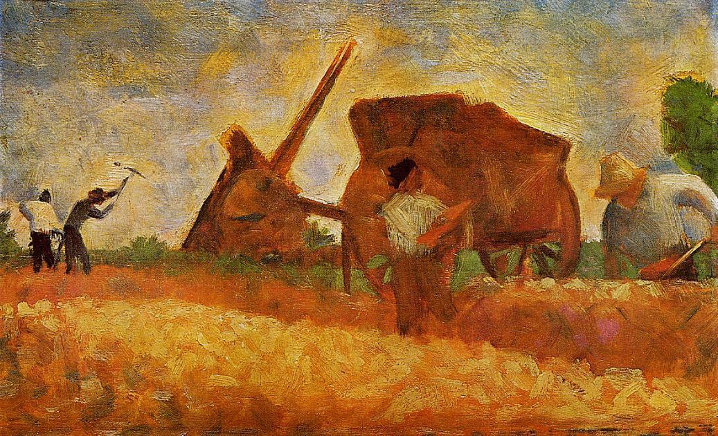 Wikioo.org - The Encyclopedia of Fine Arts - Painting, Artwork by Georges Pierre Seurat - The Stone Breakers
