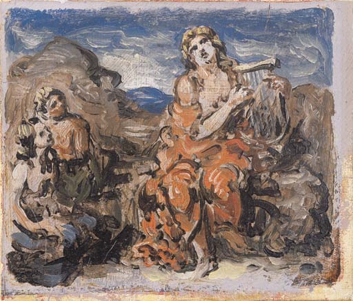 Wikioo.org - The Encyclopedia of Fine Arts - Painting, Artwork by Giorgio De Chirico - Apollo sull'Elicona