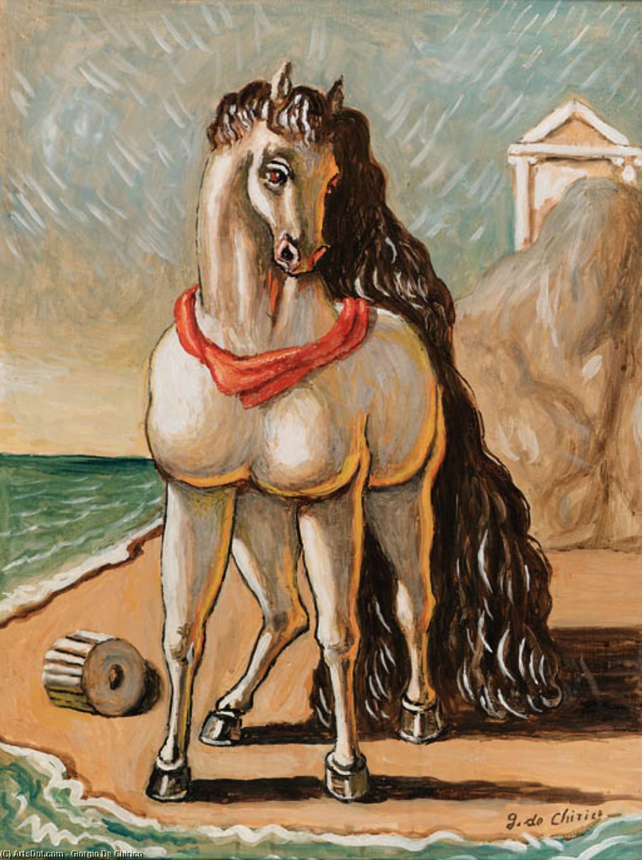 WikiOO.org - Encyclopedia of Fine Arts - Schilderen, Artwork Giorgio De Chirico - Lampo