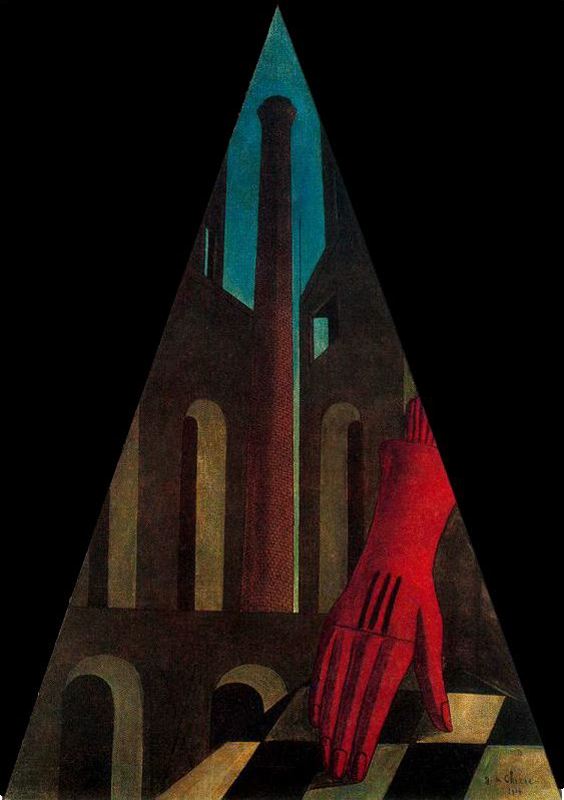 WikiOO.org - دایره المعارف هنرهای زیبا - نقاشی، آثار هنری Giorgio De Chirico - The enigma of fate