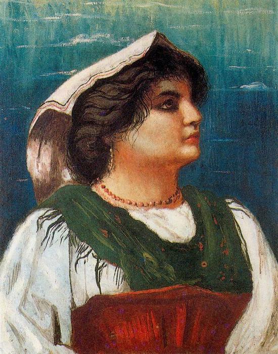 Wikioo.org - The Encyclopedia of Fine Arts - Painting, Artwork by Giorgio De Chirico - The peasant woman