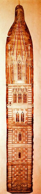 WikiOO.org - Encyclopedia of Fine Arts - Maleri, Artwork Giotto Di Bondone - Proyecto del campanile