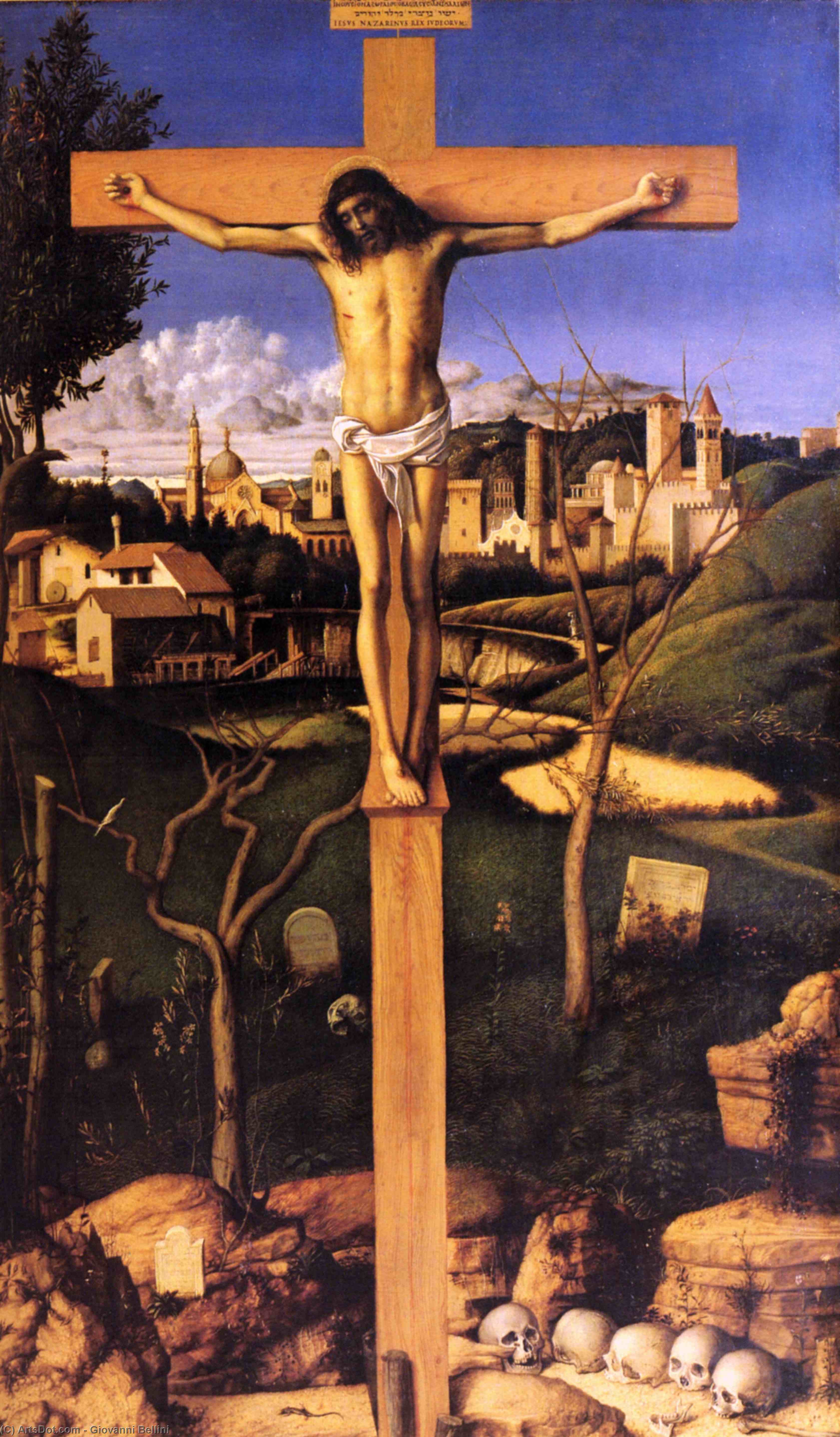 Wikioo.org - The Encyclopedia of Fine Arts - Painting, Artwork by Giovanni Bellini - The Crucifixion